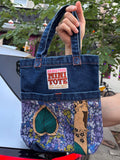 Mini floral tote bag